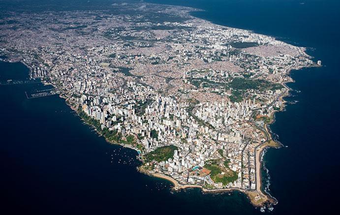 Апартаменты Flat Luxo Bem Localizado No Bairro Da Barra Сальвадор Экстерьер фото